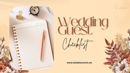 Wedding Guest checklist