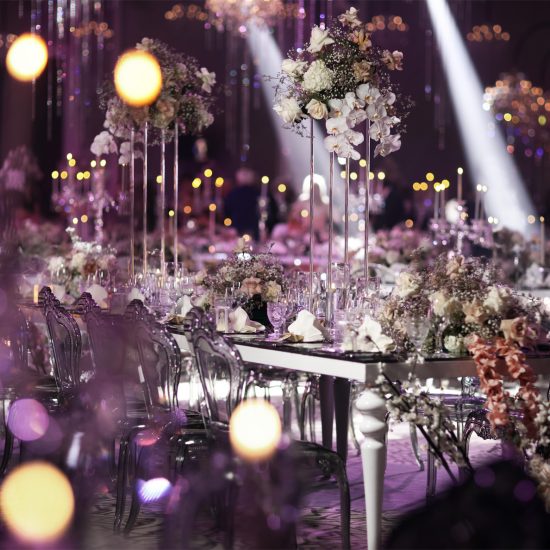Grand ballroom wedding