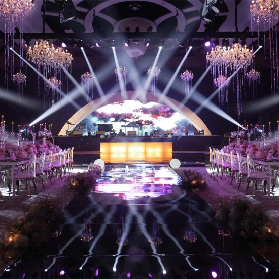 Grand ballroom wedding