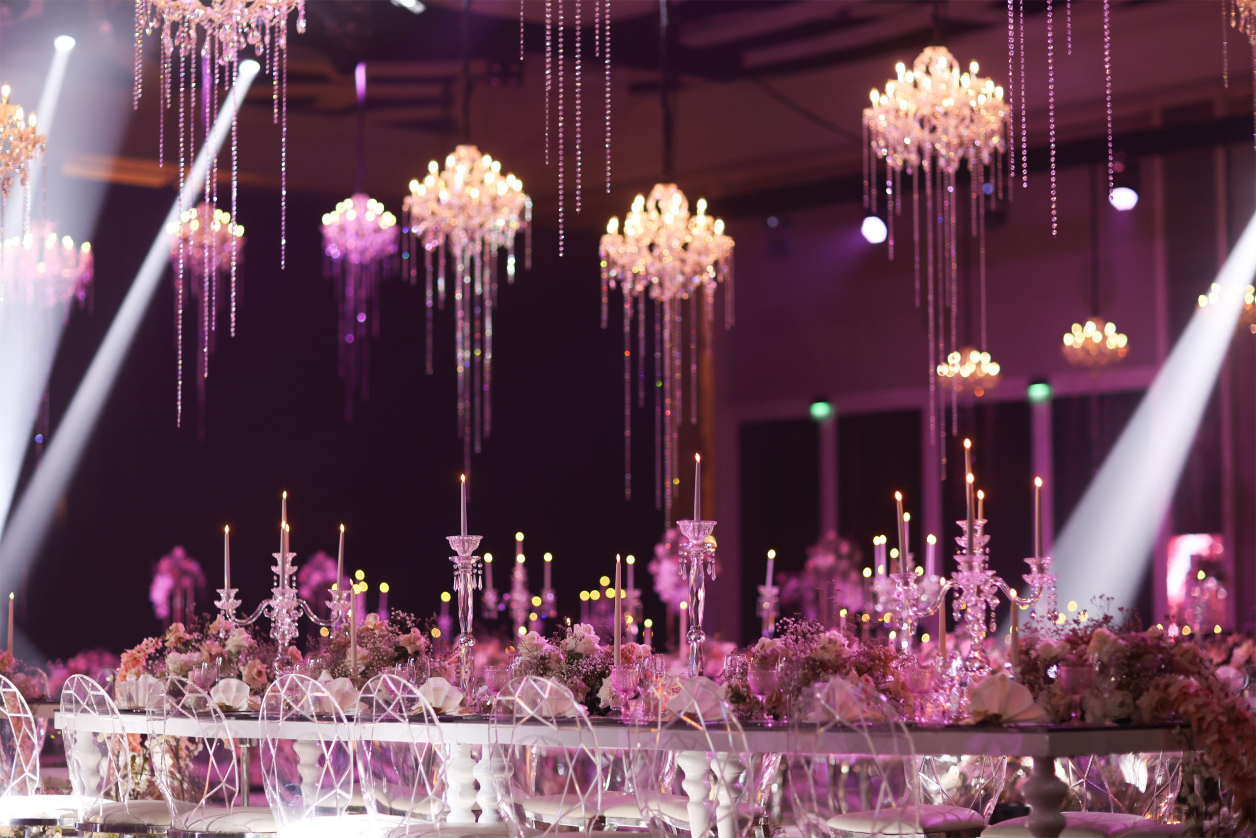 Grand ballroom wedding