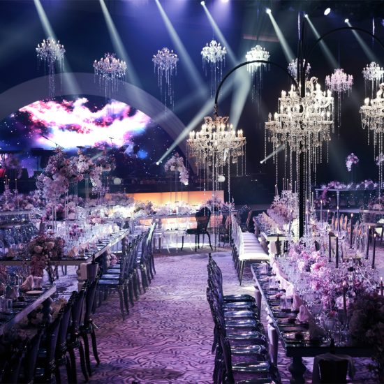 Grand ballroom wedding