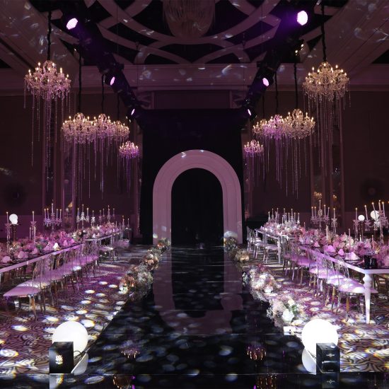 Grand ballroom wedding