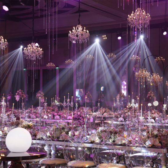 Grand ballroom wedding