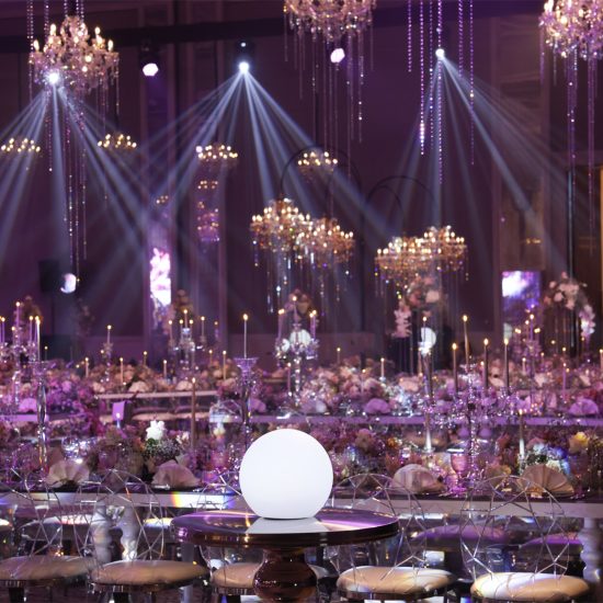 Grand ballroom wedding