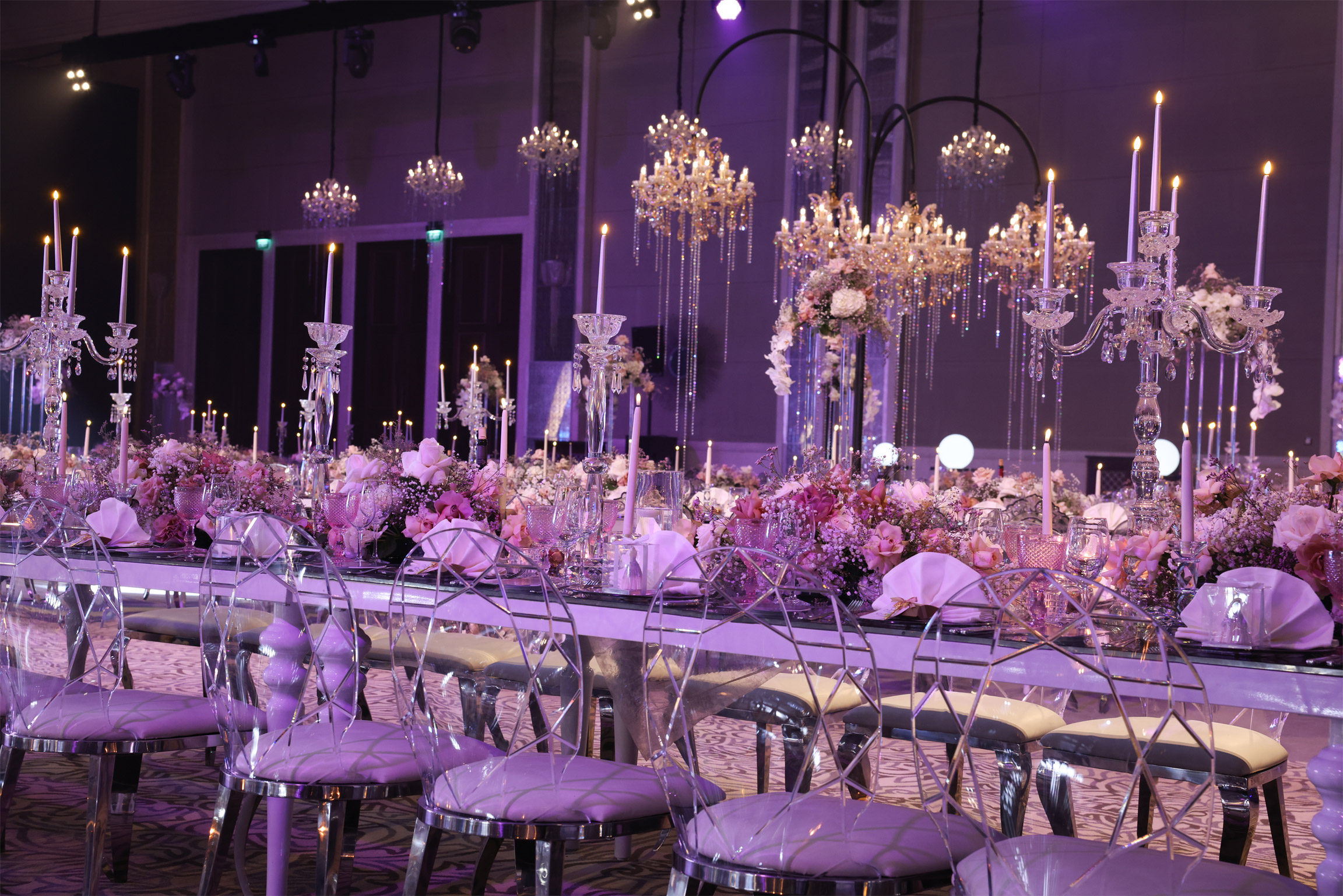 Grand ballroom wedding