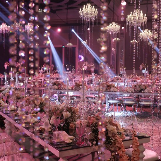 Grand ballroom wedding