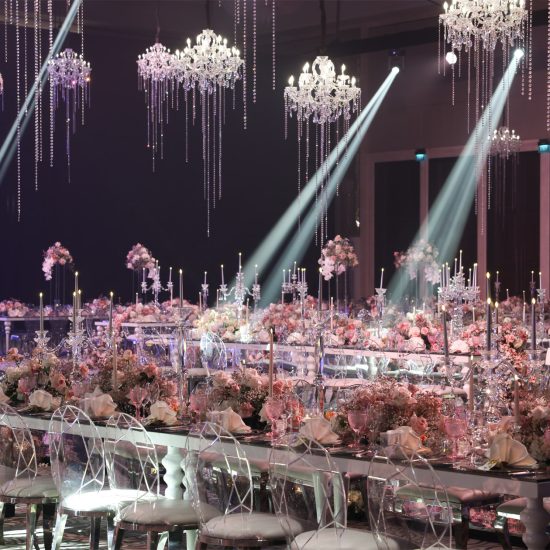 Grand ballroom wedding