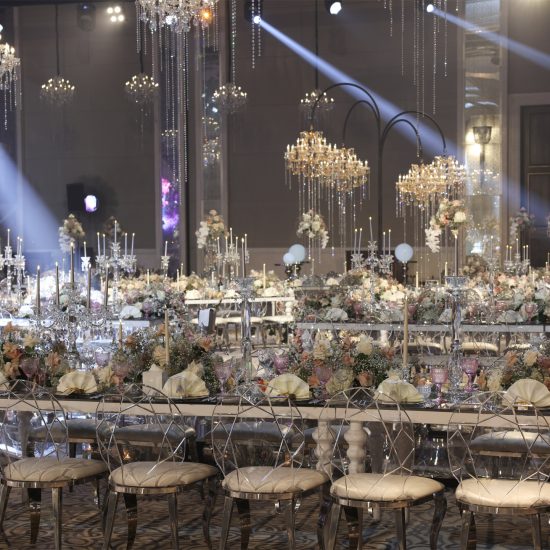 Grand ballroom wedding
