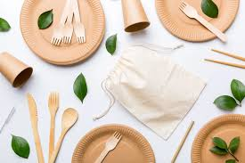 using of biodegradable products for reducing wastes, it is an emerging corporate event catering ideas for a echo friendly events