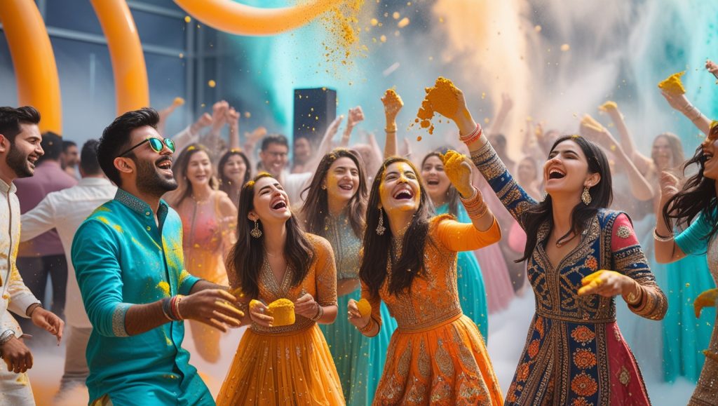 Colour & Foam Haldi Parties